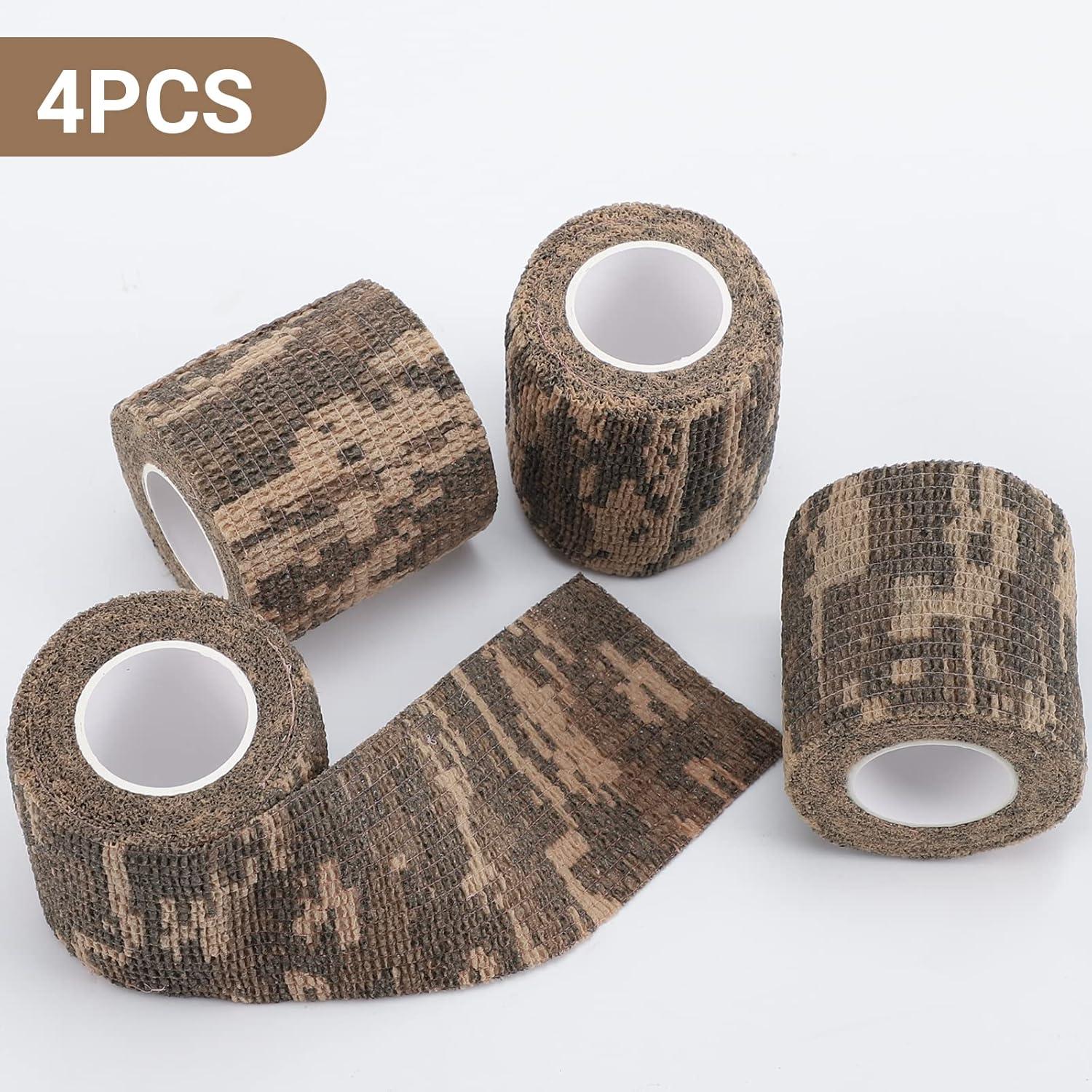 imageDROK 410 Roll Camo Tape Wrap Camouflage SelfAdhesive Camo Stick Bandage for Outdoor Sports Climbing Camping 23in x 1476ft for Range Finder Camera Flashlight BicycleACU Camo
