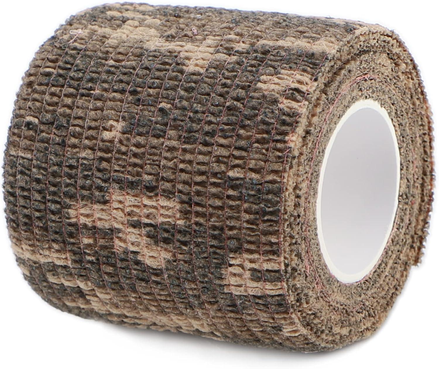 imageDROK 410 Roll Camo Tape Wrap Camouflage SelfAdhesive Camo Stick Bandage for Outdoor Sports Climbing Camping 23in x 1476ft for Range Finder Camera Flashlight BicycleACU Camo
