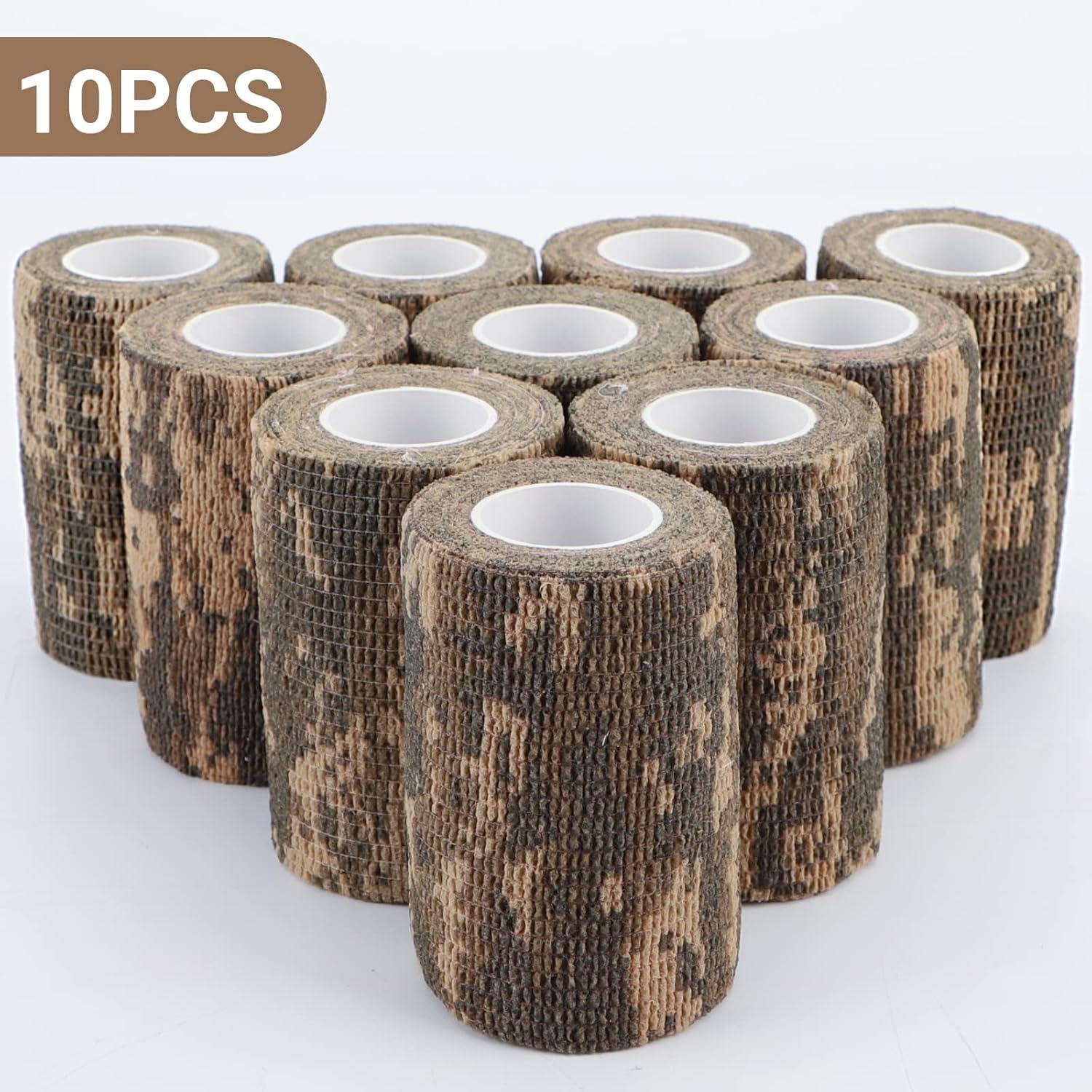 imageDROK 410 Roll Camo Tape Wrap Camouflage SelfAdhesive Camo Stick Bandage for Outdoor Sports Climbing Camping 23in x 1476ft for Range Finder Camera Flashlight BicycleACU Camo