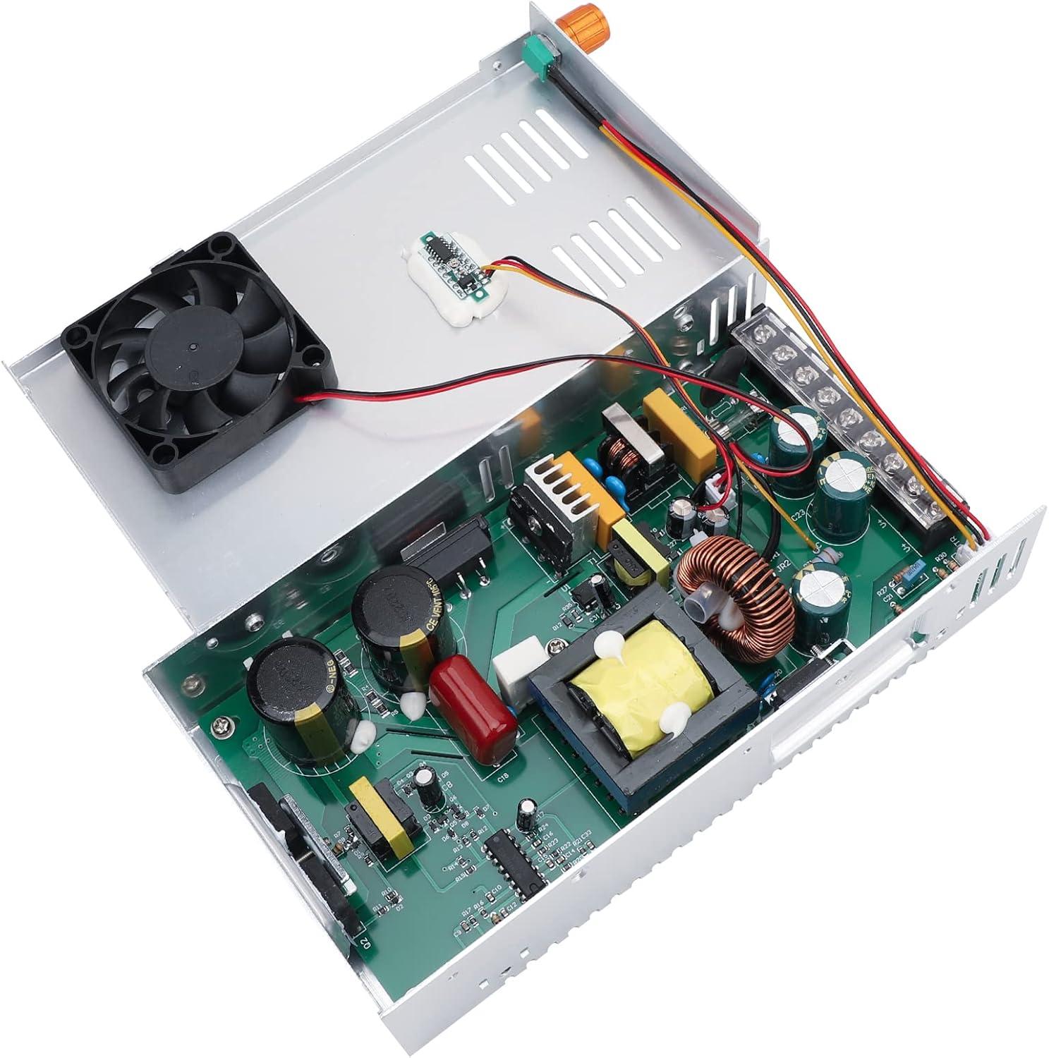 imageDROK 48V Power Supply AC 110V220V to DC 048V 10A 480W Buck Converter Adjustable Variable LED Adapter Regulated 5V 12V 24V 30V 36V 48V Volt Voltage Transformer 10A Amp Charger for Lab CCTVSingle Display Fix Current