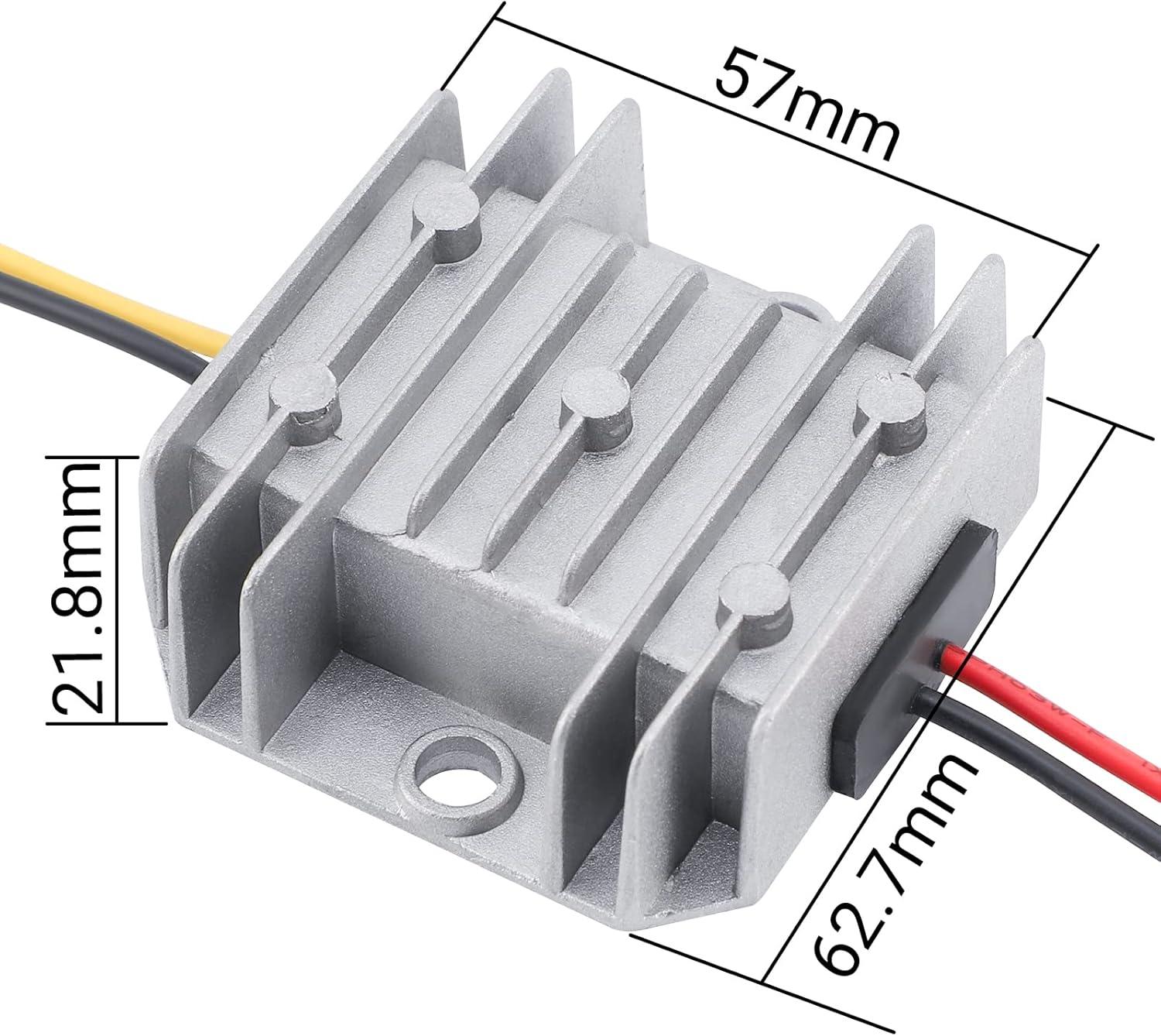imageDROK 5V to 12V Step Up Converter  Waterproof DC Boost Converter 12V Voltage Regulator 1A 12W Power Supply for Solar Panels1A
