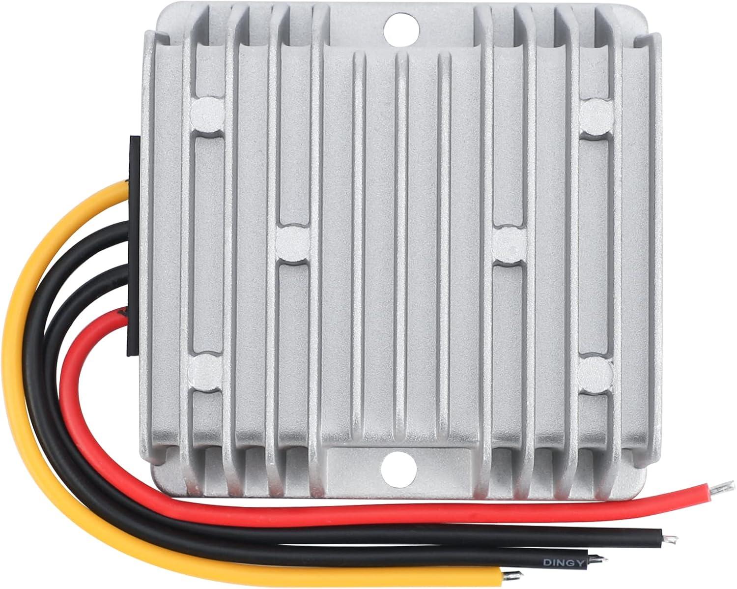 imageDROK 5V to 12V Step Up Converter  Waterproof DC Boost Converter 12V Voltage Regulator 1A 12W Power Supply for Solar Panels5A