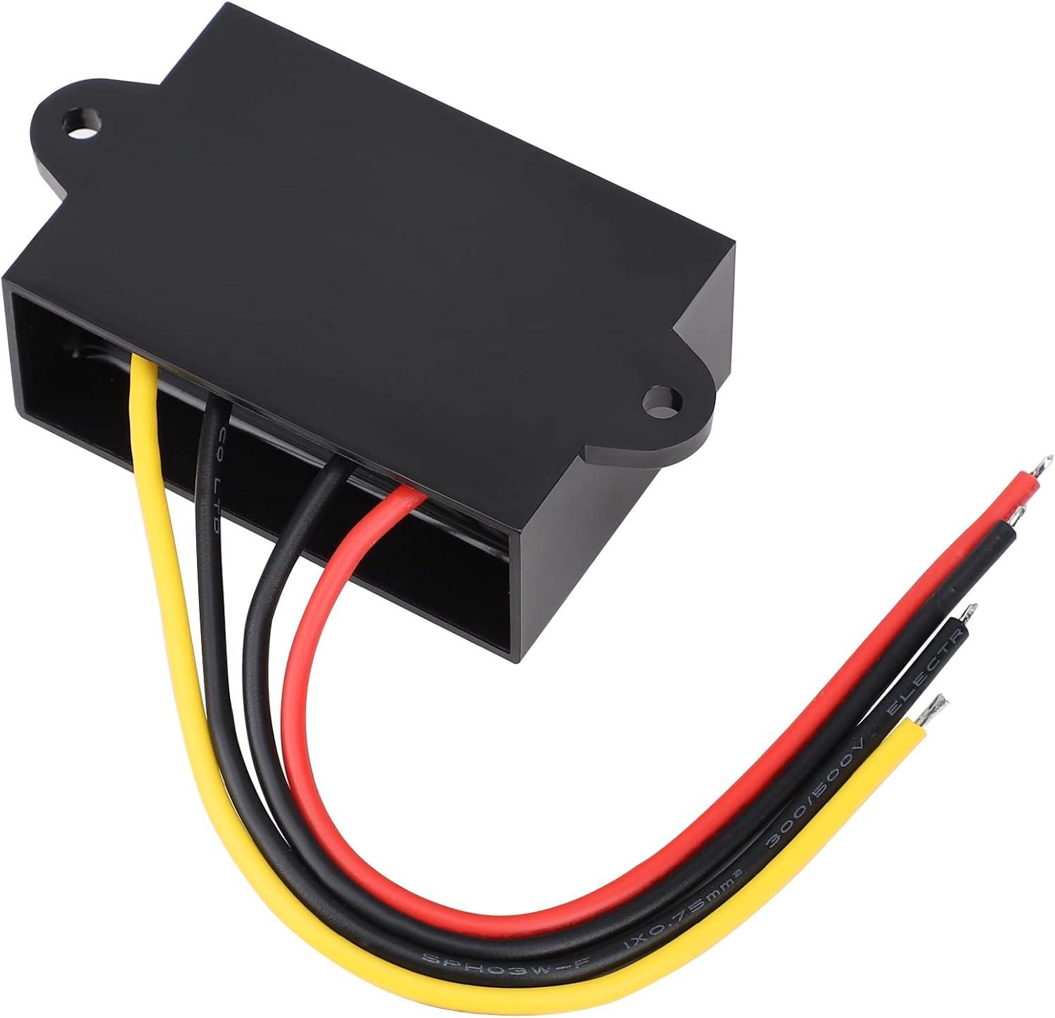 imageDROK Boost Buck Converter 9V36V to 12V 3A 36W Plastic Shell Waterproof Auto Step Up Down Voltage Regulator 12V Volt Transformer for Car Audio Solar Power System LCD Television LED Display ScreenPlastic Shell