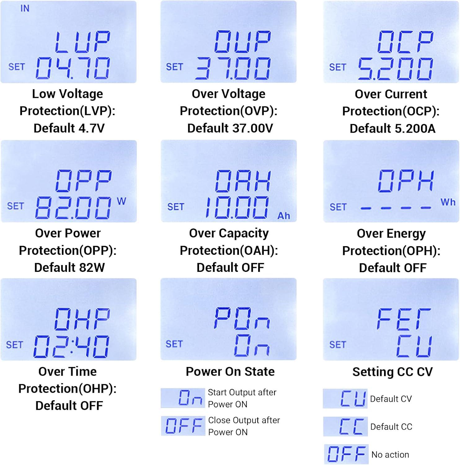 imageDROK Buck Boost Converter DC 636V to 0636V Adjustable Voltage Regulator 5A 80W Step Up Step Down Converter LCD Display Power Supply for Solar Panel RV80W