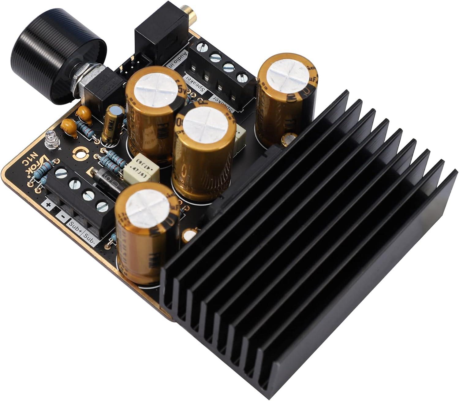 imageDROK Class AB Amplifier 21 Channel 80W80W Stereo and120W Pure Bass 918V 4 Audio Amplifier BoardBlack 2
