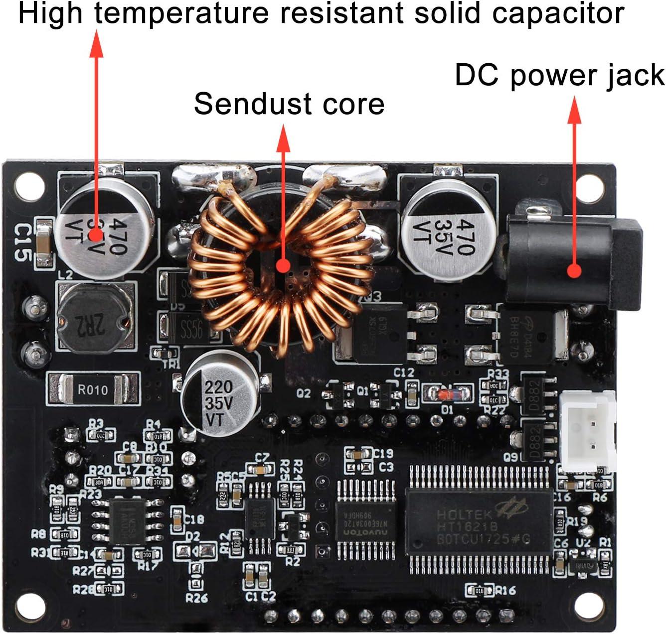 imageDROK DC Buck Converter 53V32V to 12V32V 12A Adjustable Power Supply 5v 9v 12v 24V 30V 32V Step Down Voltage Regulator with LCD Display Volt Transformer Reducer CC CV for RV Solar Panel Golf CartBuck Boost 5530V to 0530V 4A