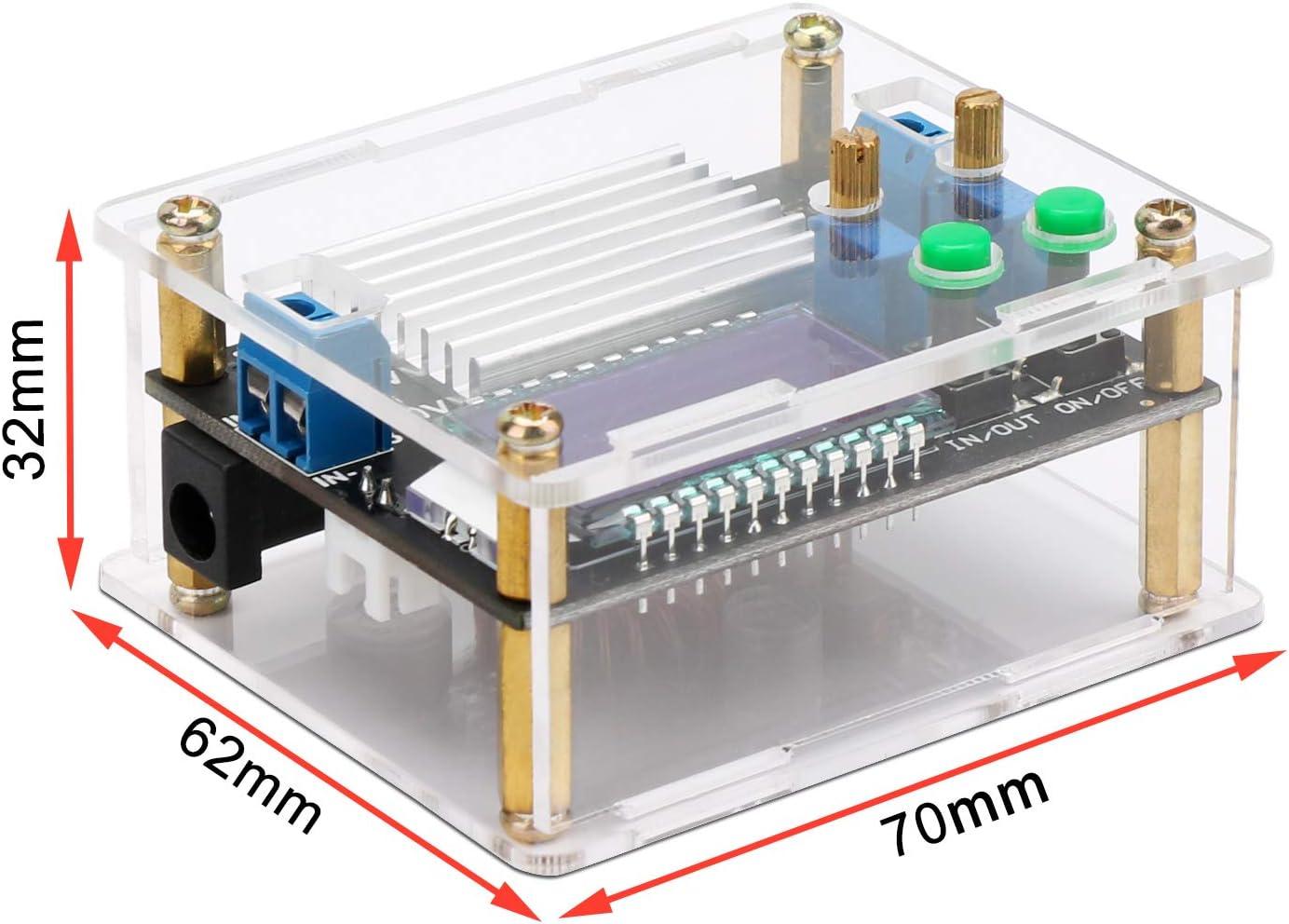 imageDROK DC Buck Converter 53V32V to 12V32V 12A Adjustable Power Supply 5v 9v 12v 24V 30V 32V Step Down Voltage Regulator with LCD Display Volt Transformer Reducer CC CV for RV Solar Panel Golf CartBuck Boost 5530V to 0530V 4A