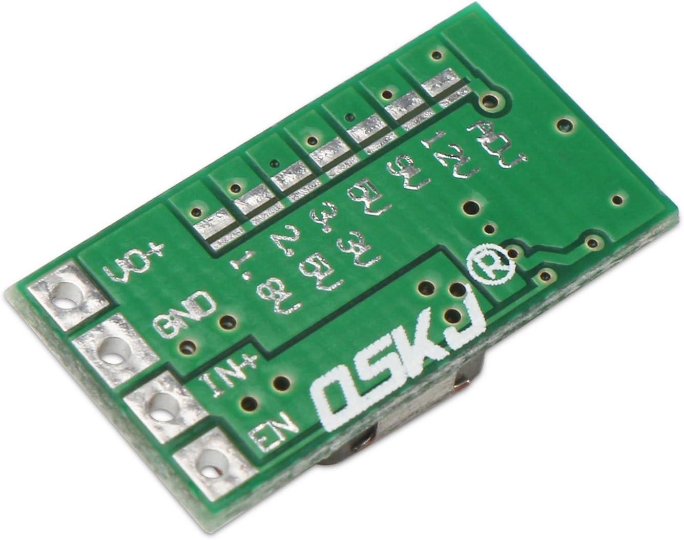 imageDROK DC Buck Converter 6pcs Mini Voltage Regulator DC 4520V 12V 9V Step Down to 5V Reducer Board 3A 10W Fixed Adjustable Volt Output StepDown Transformer Power Supply Stabilizer Module5pcs 4524V to 5V
