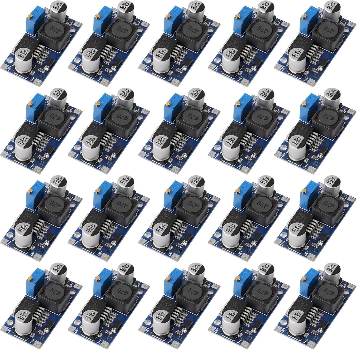 imageDROK DC Buck Converter Adjustable DC Voltage Regulator Adjustable 4540V to 12537V 36V 24V 12V 9V 5V 3V Variable Voltage Stabilizer Power Supply Volt Reducer Step Down TransformerBlue