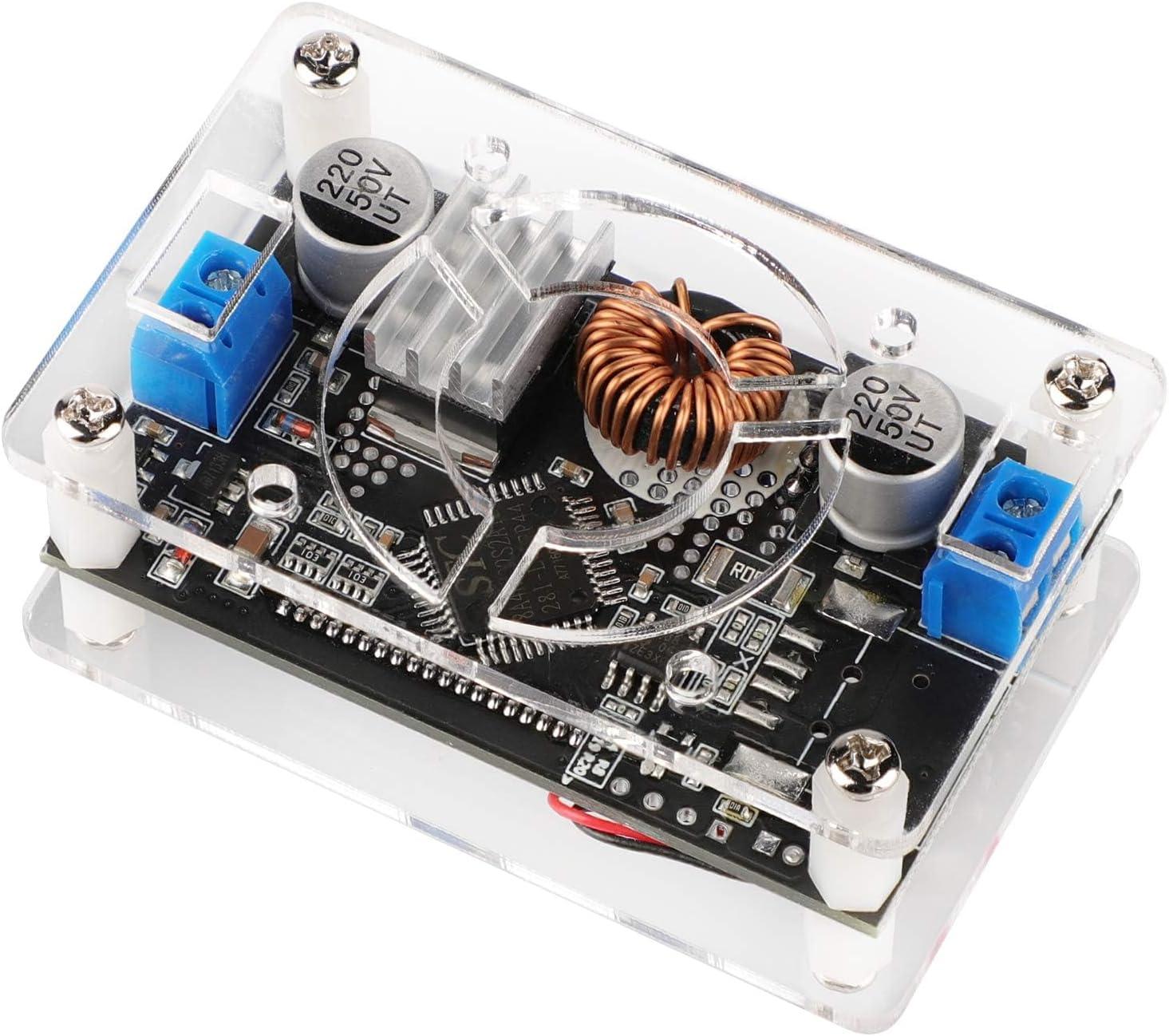 imageDROK DC Buck Converter Adjustable Voltage Regulator 12V 6V32V to 1532V 5A LCD Screen Step Down Converter with USB Port and Protective CaseBoost 630V to 732V  2pcs