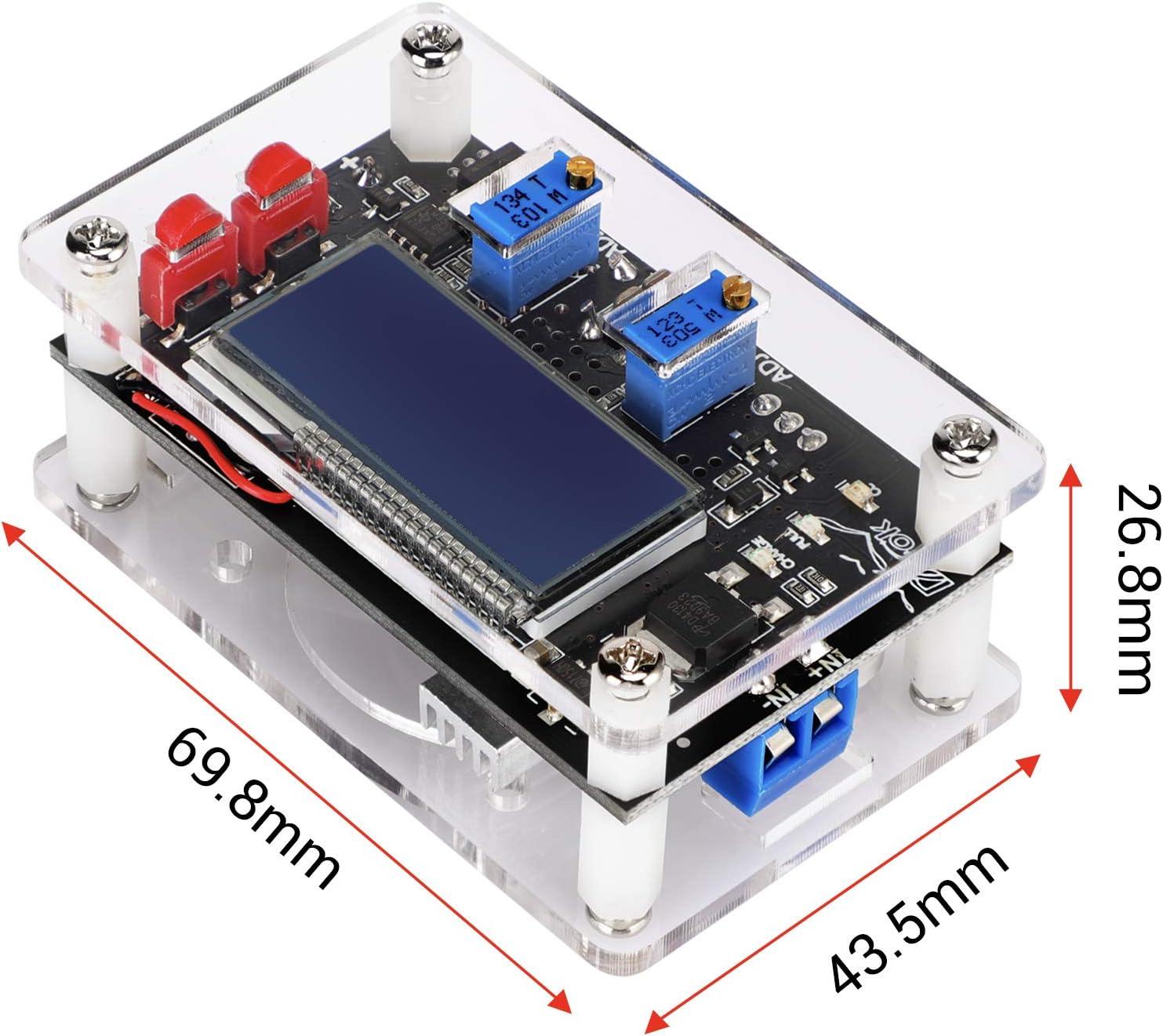 imageDROK DC Buck Converter Adjustable Voltage Regulator 12V 6V32V to 1532V 5A LCD Screen Step Down Converter with USB Port and Protective CaseBuck Boost 630V to 0530V