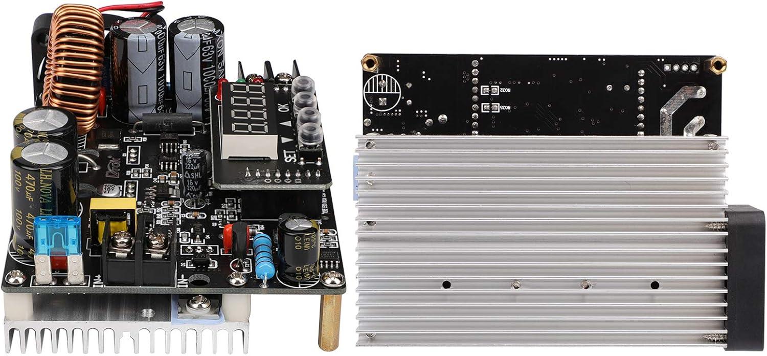 imageDROK DC Buck Converter DC to DC Step Down Power Supply Module 10V65V to 060V 012A Adjustable Voltage Regulator Transformer Board with LED Display for Volt Reducer65V to 12V 12A