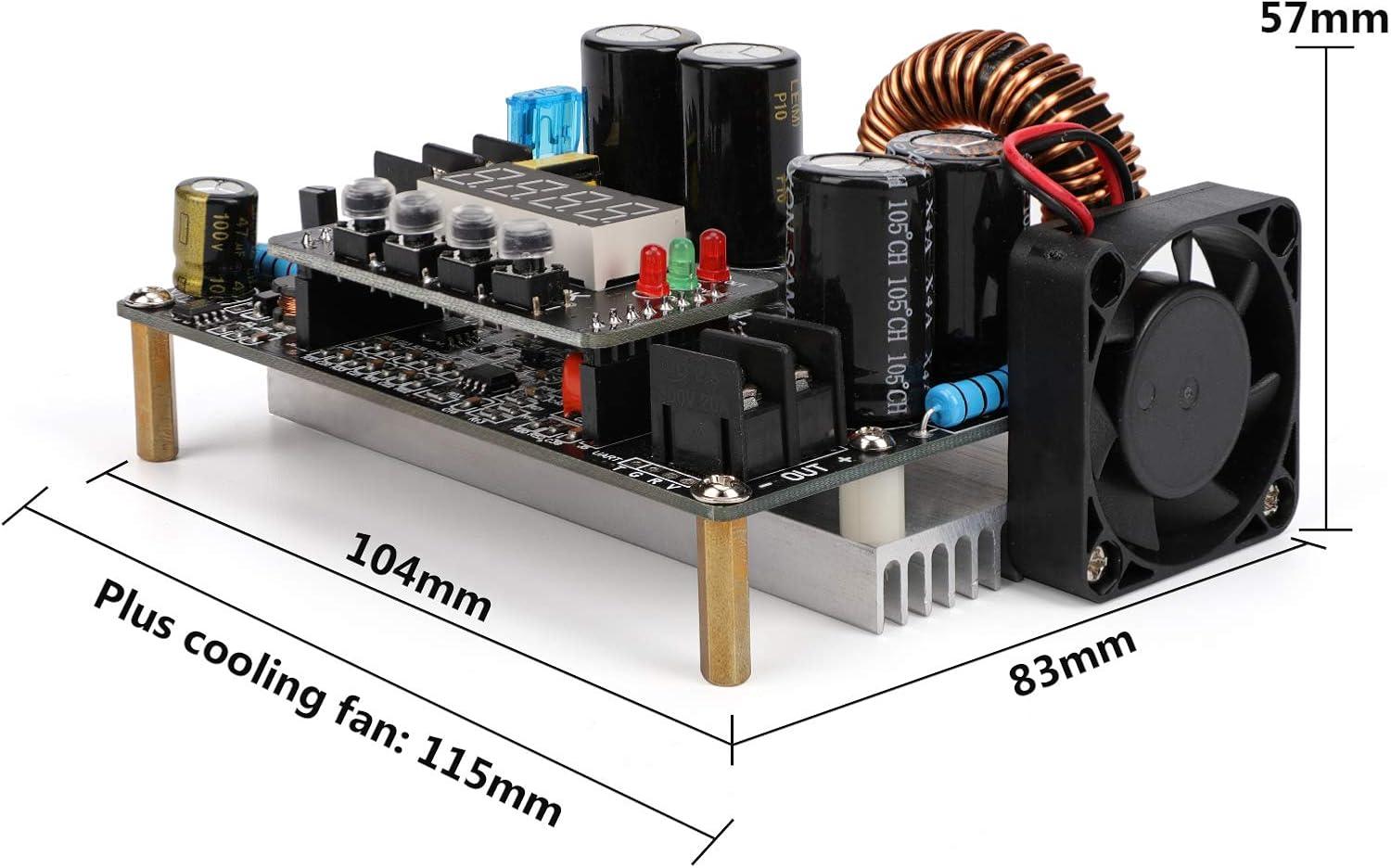 imageDROK DC Buck Converter DC to DC Step Down Power Supply Module 10V65V to 060V 012A Adjustable Voltage Regulator Transformer Board with LED Display for Volt Reducer65V to 12V 12A