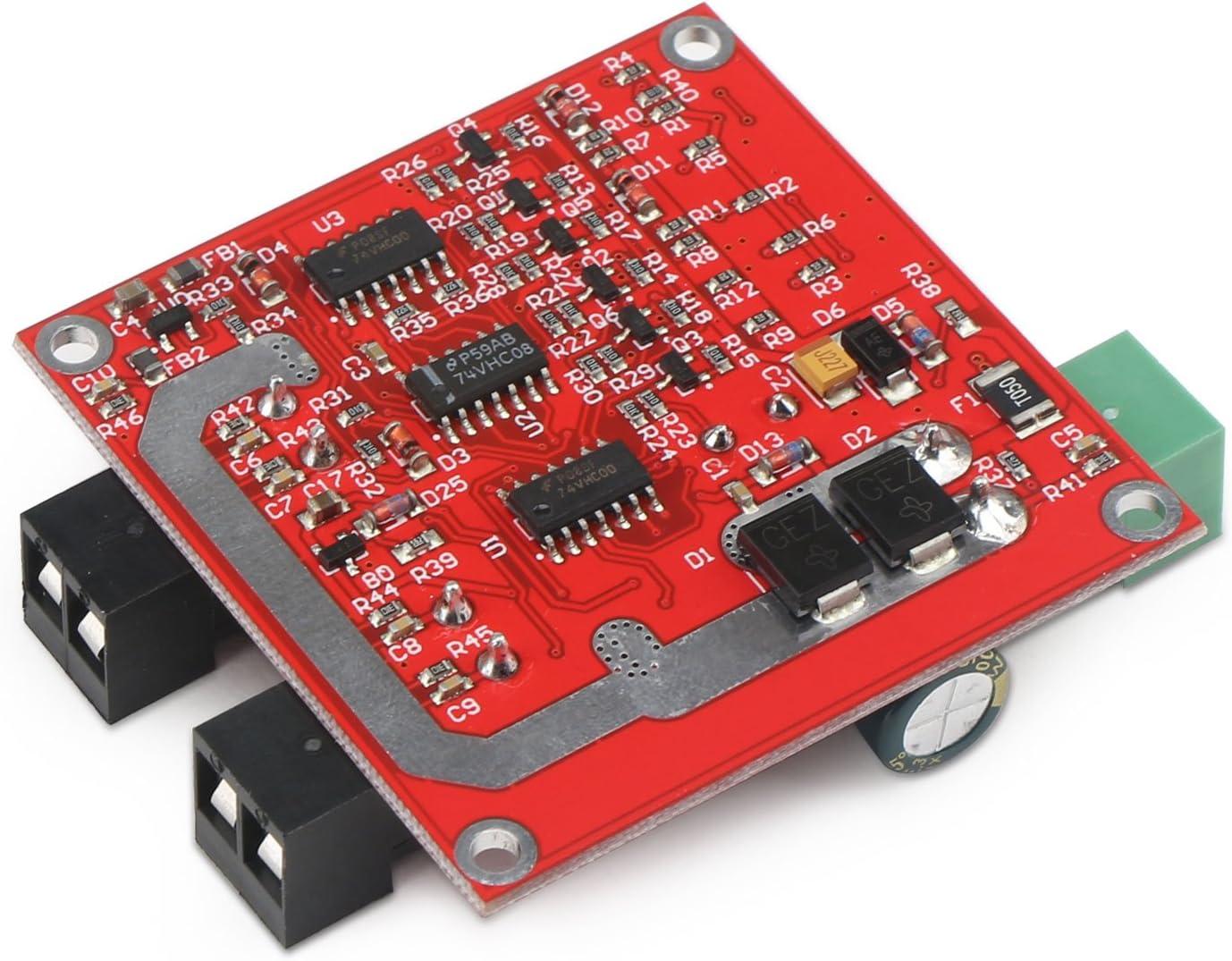 imageDROK DC Motor Driver L298 Dual H Bridge Motor Speed Controller DC 65V27V 7A PWM Motor Regulator Board 12V 24V Electric Motor Control Module Industrial 160W with Optocoupler Isolation160WPack of 2