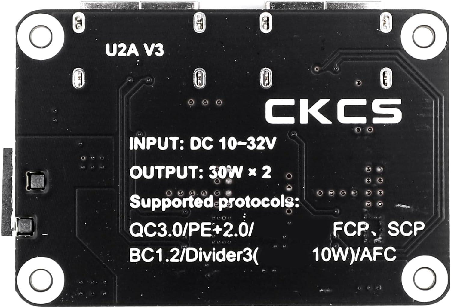 imageDROK DC to 5V USB Buck Converter Dual USB Port Fast Charger Board Auto Power Supply Adapter 1032V 12V 24V to 5V 9V Voltage Step Down Regulator Car Volt Transformer12V to 5V Buck