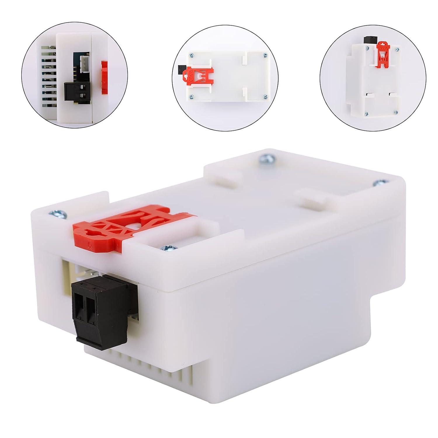 imageDROK Delay Relay Module DC 630V Timer Relay 12V 24V 001s9999min 50mA Digital Timer Cycle Delay Switch Module AC 220V Power OnOff Controller with LCD Display Switch Button Case30A