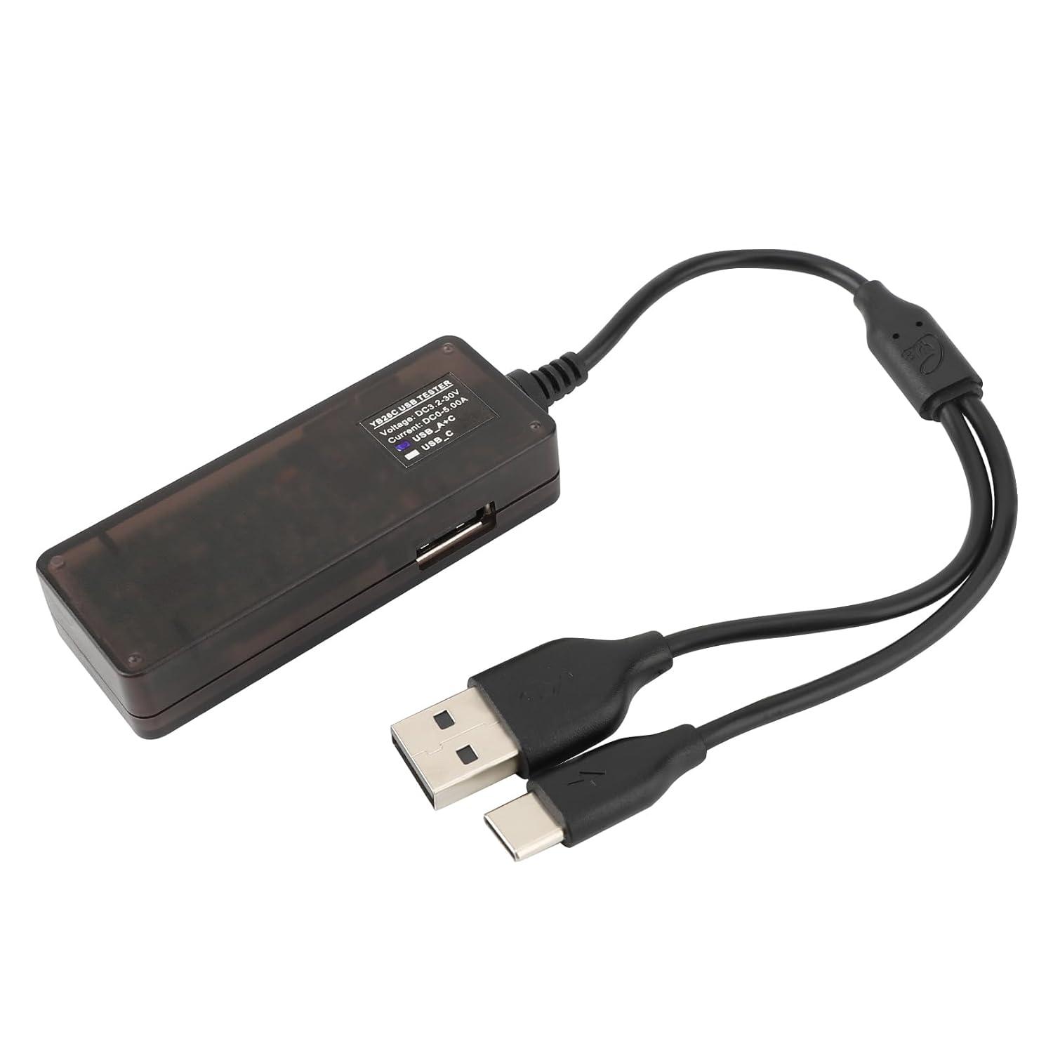 Usb Output Bit DROK USB Tester, USB-A 2.0 Digital Multimeter Dual USB Output Ports PD ...