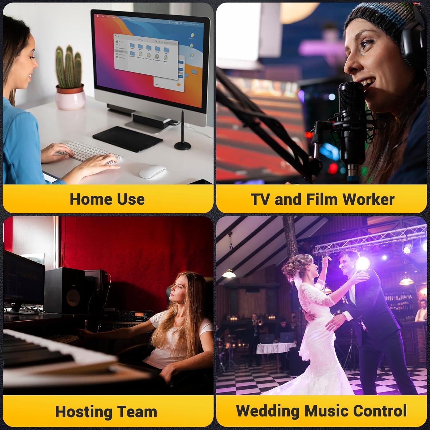 imageDROK USB Volume Knob Small PC Computer Speaker Volume Control Audio External USB Volume Control Knob with 1Key Mute Function Support Win7 8 10 XP Mac Vista Android Black and SilverBlack