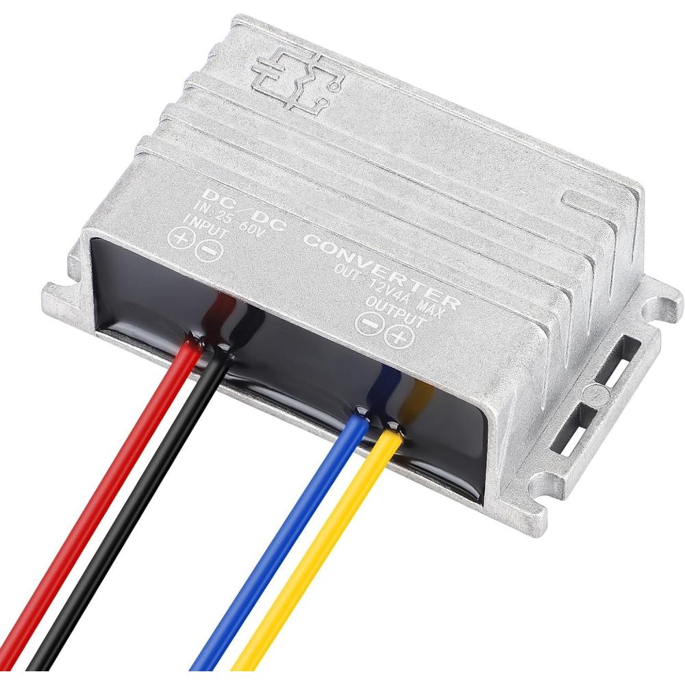 imageDROK DC Buck Boost Converter 936V to 12V 5A 60W Step Up Step Down Converter 24V 12V DC Power Supply Adjustable Voltage Regulator for Solar Panels RV2560V to 12V 4A