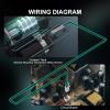 imageDROK 10K Temperature Sensor Probe 5pcs 1 Meter Waterproof Temp Sensor Probe Stainless Steel 3950 NTC Temp Sensor Probe Digital Temperature Transmitter Extension Cable3Meter98ft