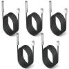 imageDROK 10K Temperature Sensor Probe 5pcs 1 Meter Waterproof Temp Sensor Probe Stainless Steel 3950 NTC Temp Sensor Probe Digital Temperature Transmitter Extension Cable1Meter328ft