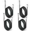 imageDROK 10K Temperature Sensor Probe 5pcs 1 Meter Waterproof Temp Sensor Probe Stainless Steel 3950 NTC Temp Sensor Probe Digital Temperature Transmitter Extension Cable1Meter328ft