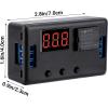 imageDROK 12V Timer Relay LED Display 4Mode OnOff Automotive Time Delay Relay Electric Delay Timer Switch 01s to 999min2pcs