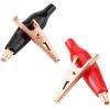 imageDROK 20pcs Insulated Alligator Clips Electrical Large  177 inch45mm 10A Pure Copper Alligator Clips for Multimeter1435mm