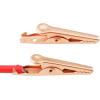 imageDROK 20pcs Insulated Alligator Clips Electrical Large  177 inch45mm 10A Pure Copper Alligator Clips for Multimeter1435mm