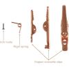 imageDROK 20pcs Insulated Alligator Clips Electrical Large  177 inch45mm 10A Pure Copper Alligator Clips for Multimeter17745mm
