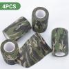 imageDROK 410 Roll Camo Tape Wrap Camouflage SelfAdhesive Camo Stick Bandage for Outdoor Sports Climbing Camping 23in x 1476ft for Range Finder Camera Flashlight BicycleForest