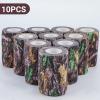 imageDROK 410 Roll Camo Tape Wrap Camouflage SelfAdhesive Camo Stick Bandage for Outdoor Sports Climbing Camping 23in x 1476ft for Range Finder Camera Flashlight BicycleBionic Wood