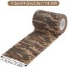 imageDROK 410 Roll Camo Tape Wrap Camouflage SelfAdhesive Camo Stick Bandage for Outdoor Sports Climbing Camping 23in x 1476ft for Range Finder Camera Flashlight BicycleACU Camo