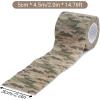 imageDROK 410 Roll Camo Tape Wrap Camouflage SelfAdhesive Camo Stick Bandage for Outdoor Sports Climbing Camping 23in x 1476ft for Range Finder Camera Flashlight BicycleGrass
