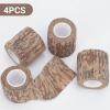 imageDROK 410 Roll Camo Tape Wrap Camouflage SelfAdhesive Camo Stick Bandage for Outdoor Sports Climbing Camping 23in x 1476ft for Range Finder Camera Flashlight BicycleDesert