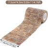imageDROK 410 Roll Camo Tape Wrap Camouflage SelfAdhesive Camo Stick Bandage for Outdoor Sports Climbing Camping 23in x 1476ft for Range Finder Camera Flashlight BicycleDesert