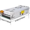 imageDROK 48V Power Supply AC 110V220V to DC 048V 10A 480W Buck Converter Adjustable Variable LED Adapter Regulated 5V 12V 24V 30V 36V 48V Volt Voltage Transformer 10A Amp Charger for Lab CCTVSingle Display Fix Current