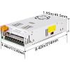 imageDROK 48V Power Supply AC 110V220V to DC 048V 10A 480W Buck Converter Adjustable Variable LED Adapter Regulated 5V 12V 24V 30V 36V 48V Volt Voltage Transformer 10A Amp Charger for Lab CCTVSingle Display Fix Current