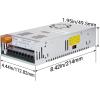 imageDROK 48V Power Supply AC 110V220V to DC 048V 10A 480W Buck Converter Adjustable Variable LED Adapter Regulated 5V 12V 24V 30V 36V 48V Volt Voltage Transformer 10A Amp Charger for Lab CCTVSingle Display Fix Current