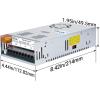 imageDROK 48V Power Supply AC 110V220V to DC 048V 10A 480W Buck Converter Adjustable Variable LED Adapter Regulated 5V 12V 24V 30V 36V 48V Volt Voltage Transformer 10A Amp Charger for Lab CCTVSingle Display Fix Current