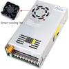 imageDROK 48V Power Supply AC 110V220V to DC 048V 10A 480W Buck Converter Adjustable Variable LED Adapter Regulated 5V 12V 24V 30V 36V 48V Volt Voltage Transformer 10A Amp Charger for Lab CCTVDual Display Fix Current