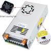 imageDROK 48V Power Supply AC 110V220V to DC 048V 10A 480W Buck Converter Adjustable Variable LED Adapter Regulated 5V 12V 24V 30V 36V 48V Volt Voltage Transformer 10A Amp Charger for Lab CCTVDual Display Current Adjustable
