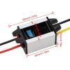imageDROK 5V DC Converter 2pcs Waterproof DC Buck Converter 8V22V 12 V Step Down to 3V15V 6V 9V 3A Adjustable Power Supply Voltage Regulator Module