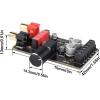 imageDROK 5W5W Mini Audio Amplifier Board PAM8406 DC 5V Digital Stereo Power Amp 20 Dual Channel Class D Amplify Module for Speaker Sound System DIY15W15W
