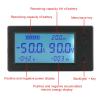 imageDROK Battery Monitor Amp Volt Power Watt Meter DC 0300V 200A STN LCD Display Panel Meter Current Voltage Energy Capacity Ammeter Voltmeter Multimeter Gauge with Hall Sensor 25m Shielde19705m Cable