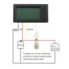 imageDROK Battery Monitor Amp Volt Power Watt Meter DC 0300V 200A STN LCD Display Panel Meter Current Voltage Energy Capacity Ammeter Voltmeter Multimeter Gauge with Hall Sensor 25m Shielde19705m Cable