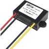 imageDROK Boost Buck Converter 9V36V to 12V 3A 36W Plastic Shell Waterproof Auto Step Up Down Voltage Regulator 12V Volt Transformer for Car Audio Solar Power System LCD Television LED Display ScreenPlastic Shell