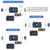 imageDROK ChargeDischarge Multi Meter 0120V 100A DC Voltmeter Coulometer Mobile Phone APP Control LCD Battery Monitor Volt Amp Temp Power Capacity Timing Monitor for RV Boat EBike