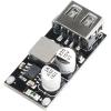 imageDROK DC Buck Converter 12V to 5V Step Down Converter Voltage Regulator 9V36V to 5V 356A Pack of 2 BlueBlack Mini4pcs