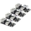 imageDROK DC Buck Converter 12V to 5V Step Down Converter Voltage Regulator 9V36V to 5V 356A Pack of 2 BlueBlack Mini4pcs
